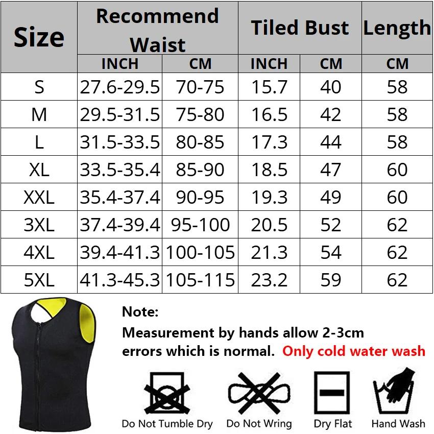 Muži Body Shaper Pas Trenér Sauna Oblek Pot Vesta Hubnutí Spodní prádlo Hubnutí Košile Spalovač tuků Cvičení Tílka Tvarové oblečení
