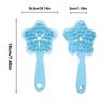 Silicone Shampoo Scalp Hair Massager Shampoo Massage Comb Soft Bath Brush Star Shaped Hallow Shower Brush Comb Care Tool Gift