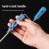Multifunctional Hand-Crank Drain Cleaner Tool for Pipes, Toilets, and Kitchen Floors