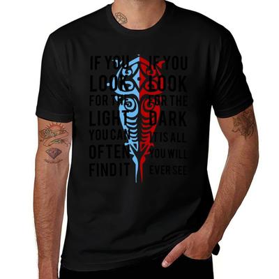 Light In The Dark Tshirt Urban Casual Loose Fit Tee