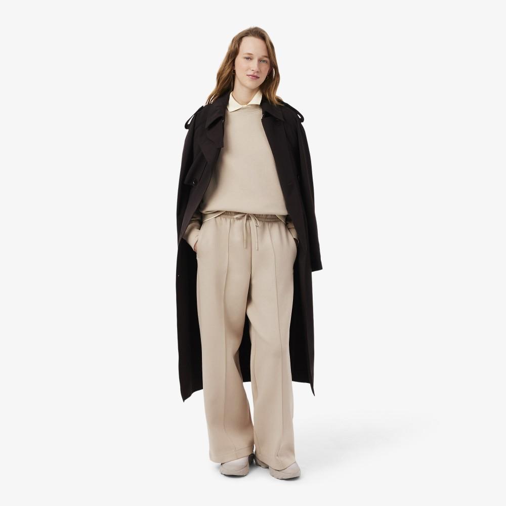 [Lacoste] Women's Double-Face Wide Track Pants XF6620-56GX6F