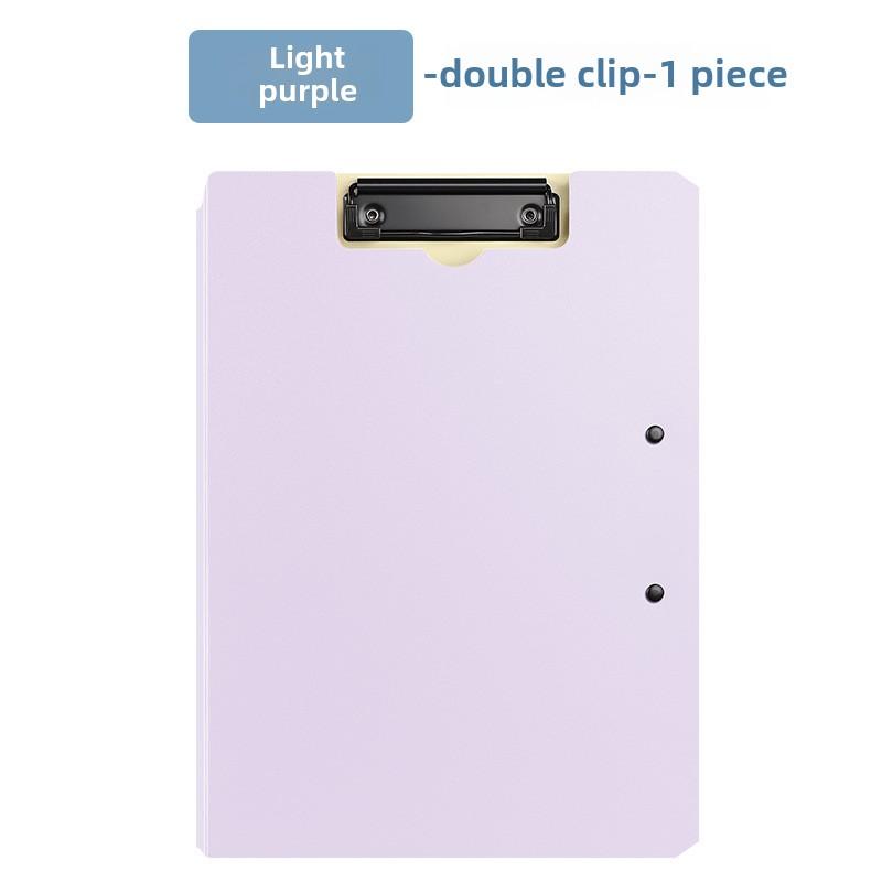 NEW A4 File Folder Clipboard Writing Pad Memo Clip Board Double Clips Organizer School Office Stationary Office file folder
