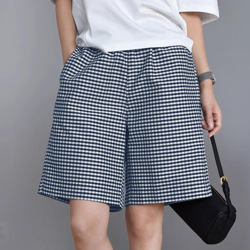 

ZANZEA Женские повседневные свободные летние шорты с эластичным поясом и сетчатым принтом