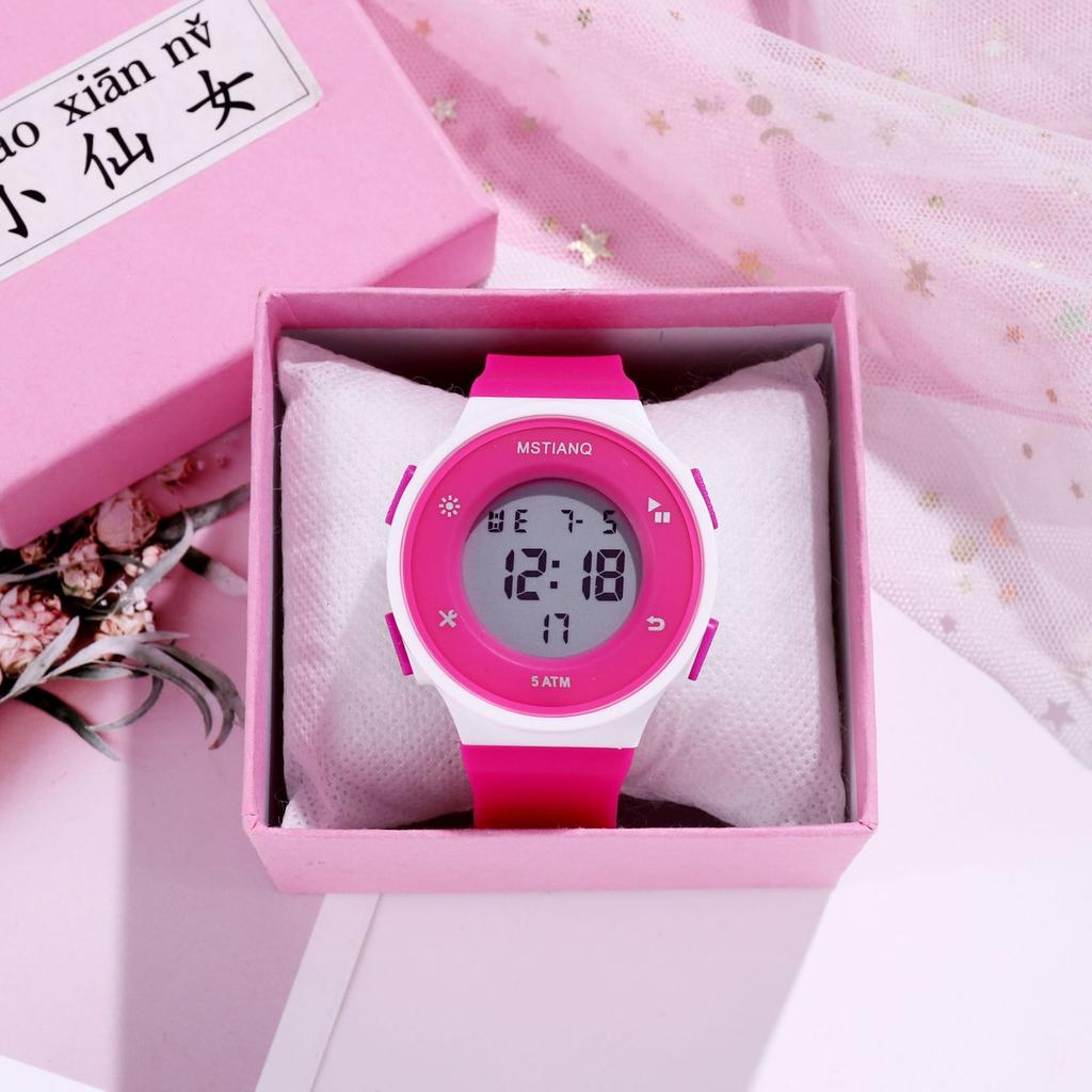 Multifunctional Electronic Watch For Male And Female Students Fashion Ultra-Thin 50M Luminous Sports Junior High School Students Watch