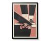 Modern Minimal Summertime Canvas Painting Wall Art Decor Travel Skateboard Bike Cycling RV Campervan Posters and Prints