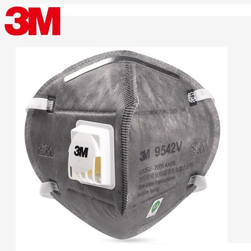 3M 9542V KN95 Active Carbon Face Mask with Valve