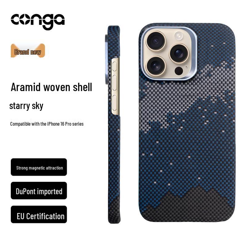 CONGA Aramid Fiber Magnetic Phone Case for iPhone 16 Pro iPhone 16 Pro