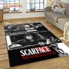 Tappeto Tappeto Movie 3D Printing Scarface Tony per Camera da Letto Soggiorno Casa Decorazione Divano, Tappetino Gioco Bambini Grande Decorazione Pavimento Regalo
