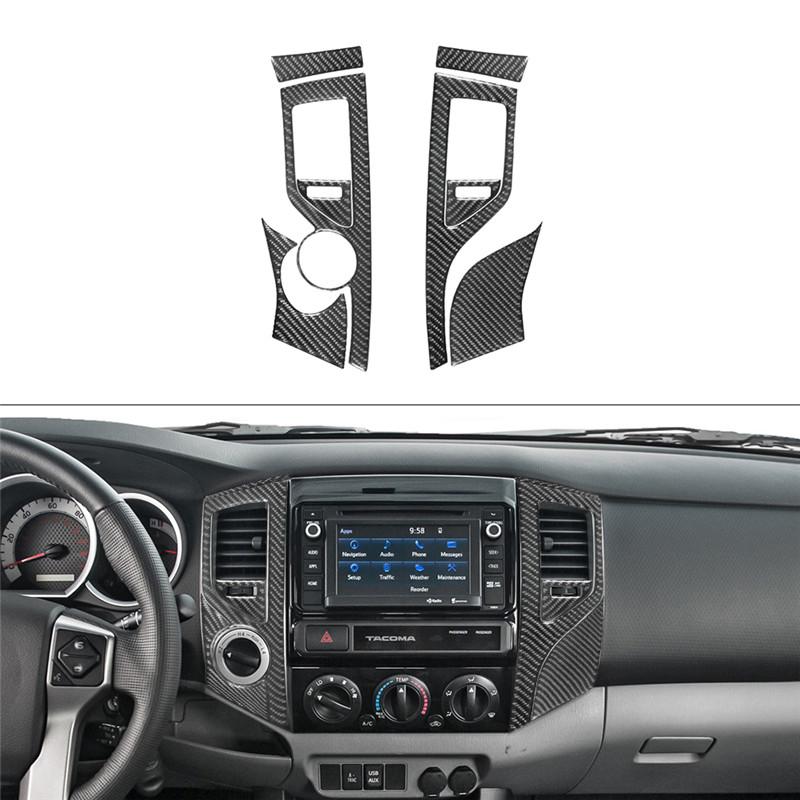 For Toyota Tacoma 2012 2013 2014 2015 Styling Accessories Car Interior Decoration Carbon Fiber Protective