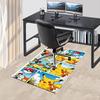 1pc Pikachu Friends Adventure Carpet for Playroom Bedroom Living Room Sofa Home Decor,kids Game Area Rug Non-slip Floor Mat Y72973