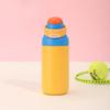 Water Bottle Creative Dopamine Series Double Drinking Straw Cup Large Capacity 111 Thermos Cup Outdoor Portable Cup
