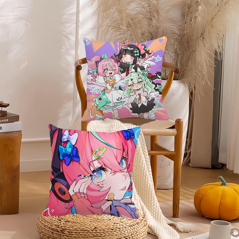Zenless Zone Zero Angels Of Delusion Aod Pillow Case Home Cushion Cover Suitable For Office Sofa Car Suitable For All Seasons