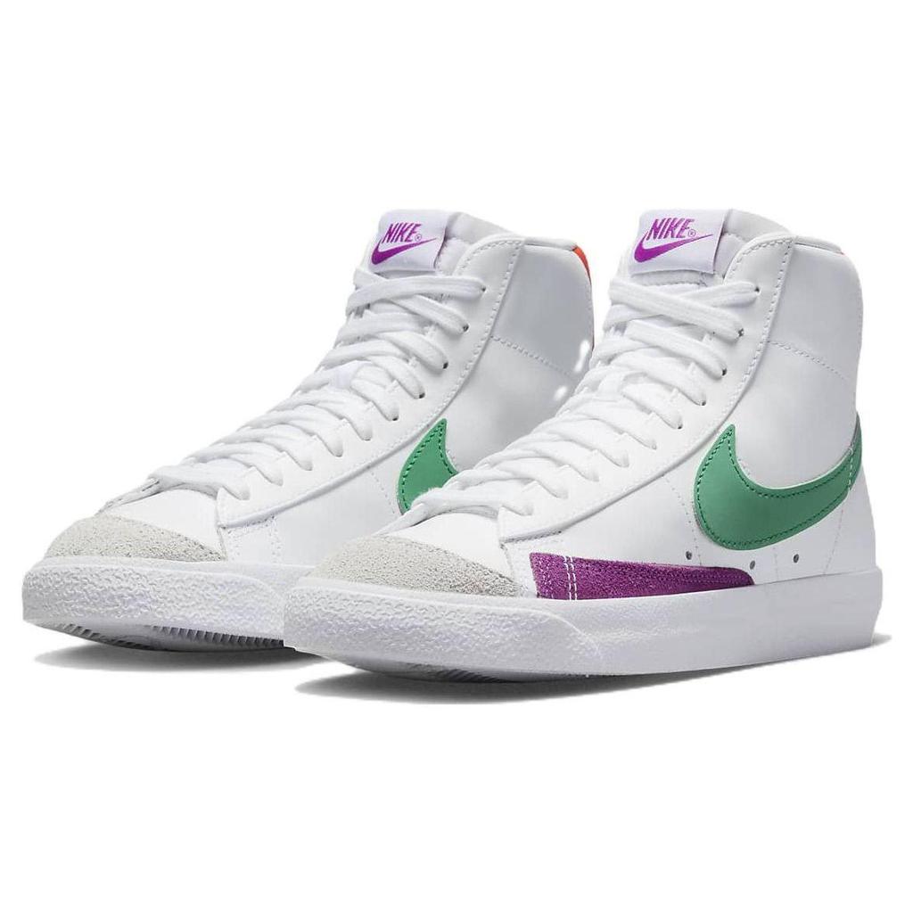 Nike Blazer Mid '77 Vintage Bianco Verde Viola Arancione Scarpe Casual Unisex CZ1055-123
