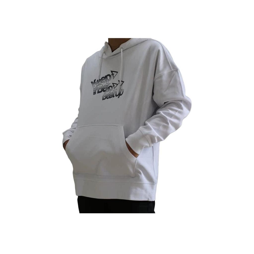 Li Ning Sports Lifestyle Series Casual Simple Letter Loose Fashion Comfortable Versatile Hoodie Unisex hoodie AWDP415-4