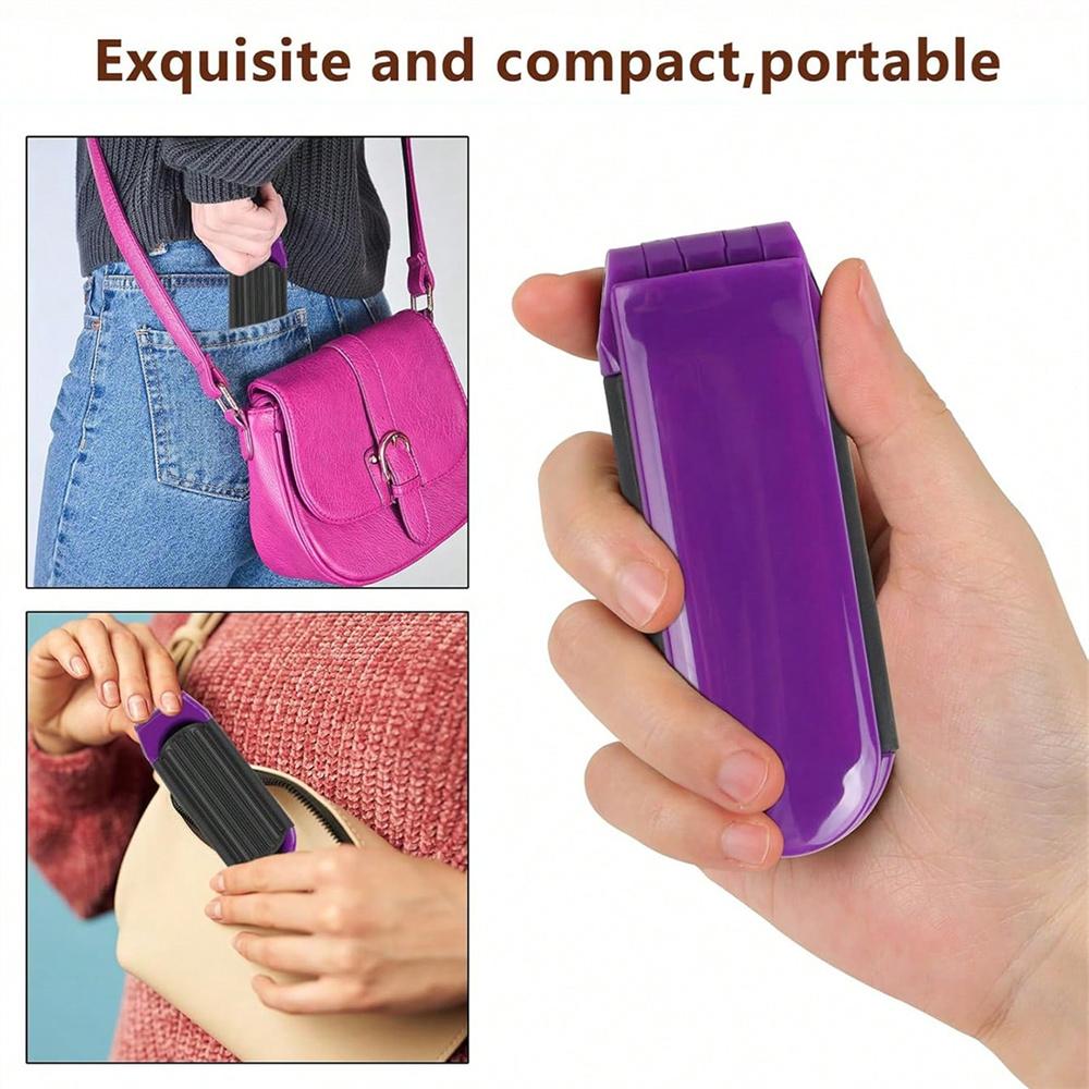 Foldable Mirror Comb Portable Mini Siz Scalp Massage Hairbrush with Retractable Mirror for Pocket Outdoor Travel Use Airbag Comb