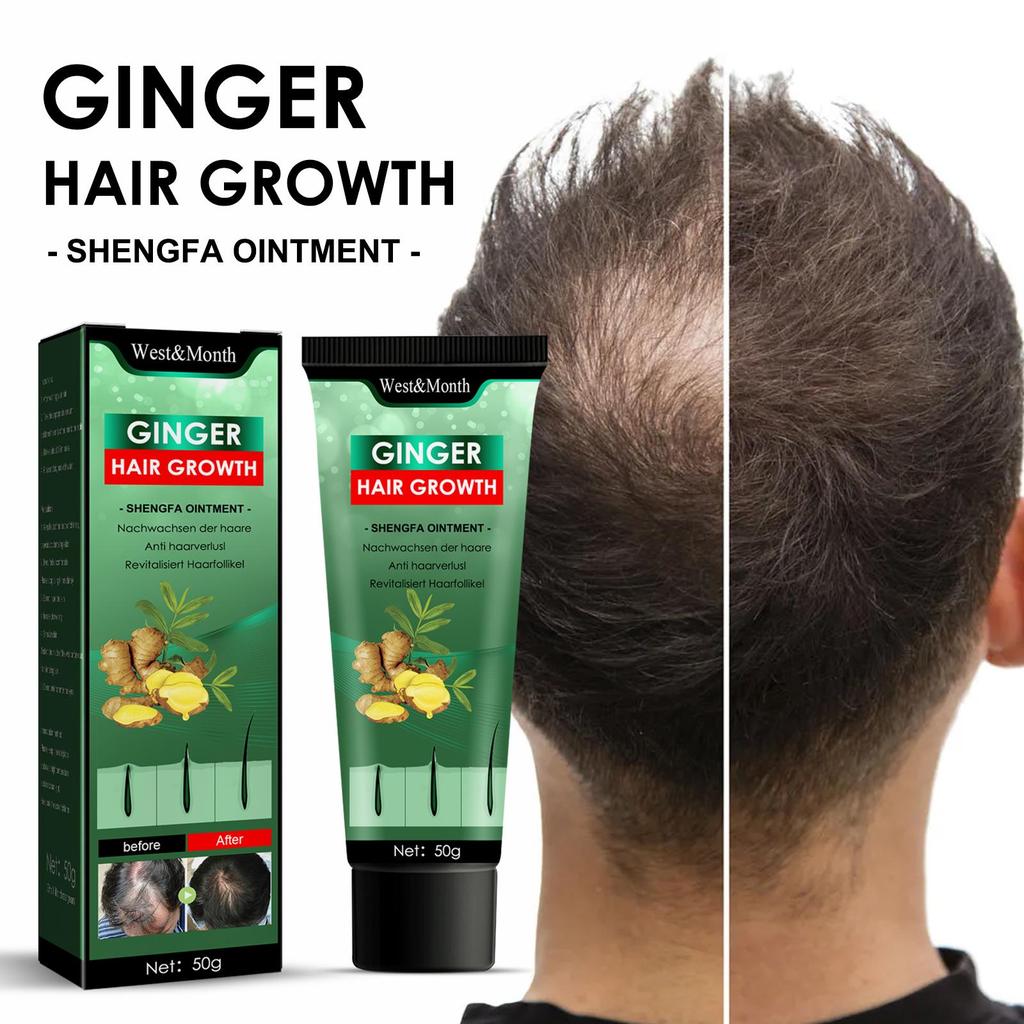50g Ginger Hair Cream Moisturizing and Thickening Hair Repair Hair Damage Prevention Hair Cream