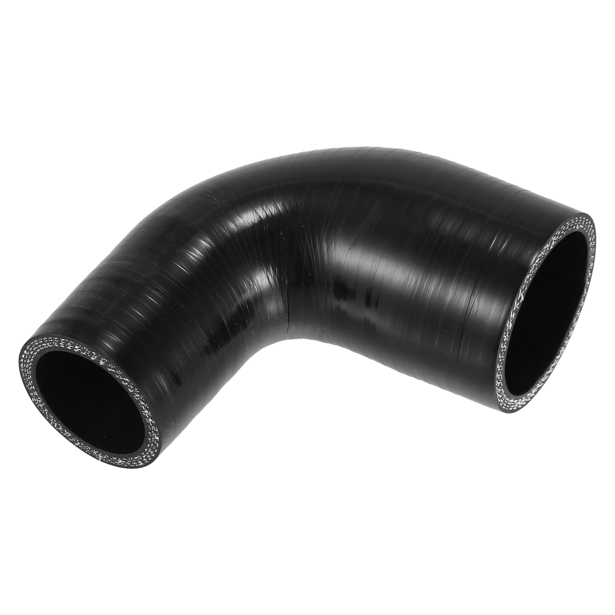 

X AUTOHAUX 1 Piece Inner Diameter 38-51mm/1.50 -2.01 Length 90 Degree Black Car Silicone Hose Inner diameter 38-51mm чорний