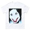 T-shirt Jeff The Killer Creepypasta Horror Meme Grafica Dark Internetcore Y2k Unisex Unisex Cotone Maglietta Oversize Manica Corta Unisex