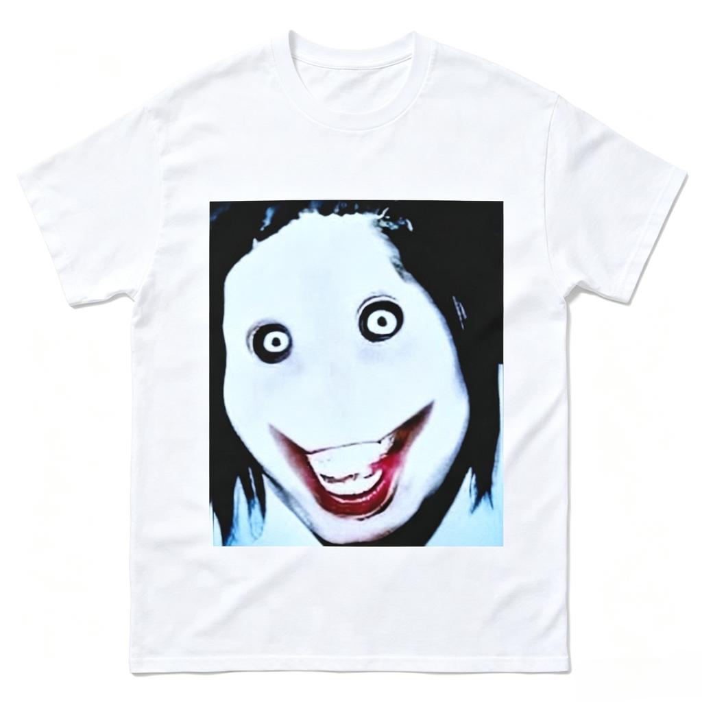 T-shirt Jeff The Killer Creepypasta Horror Meme Grafica Dark Internetcore Y2k Unisex Unisex Cotone Maglietta Oversize Manica Corta Unisex