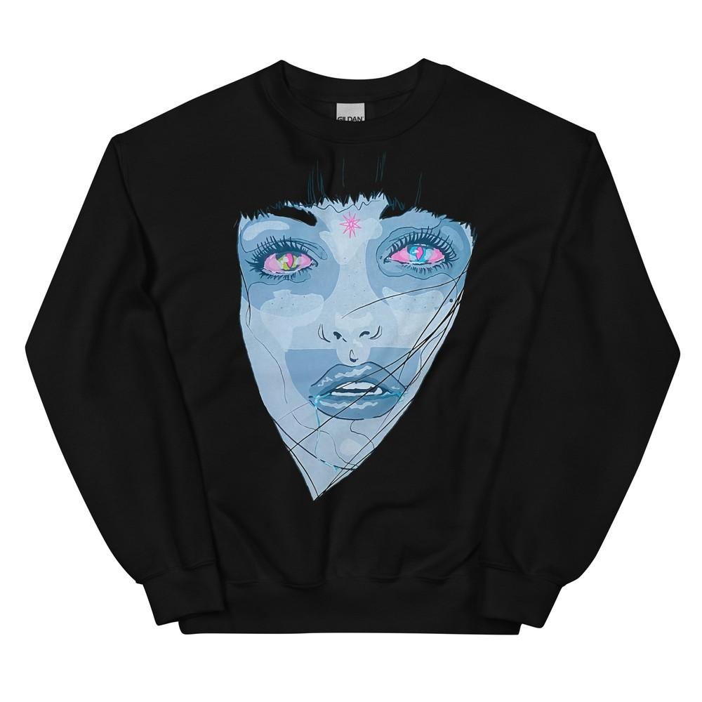 

Zombie Living Dead Girl Horror Creepy Gothic Goth Unisex Sweatshirt 4XL