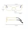 Foldable Reading Glasses Women Men Full-rim Ultralight Pink Gold Anti Blue Light Anti Fatigue +1 to +4