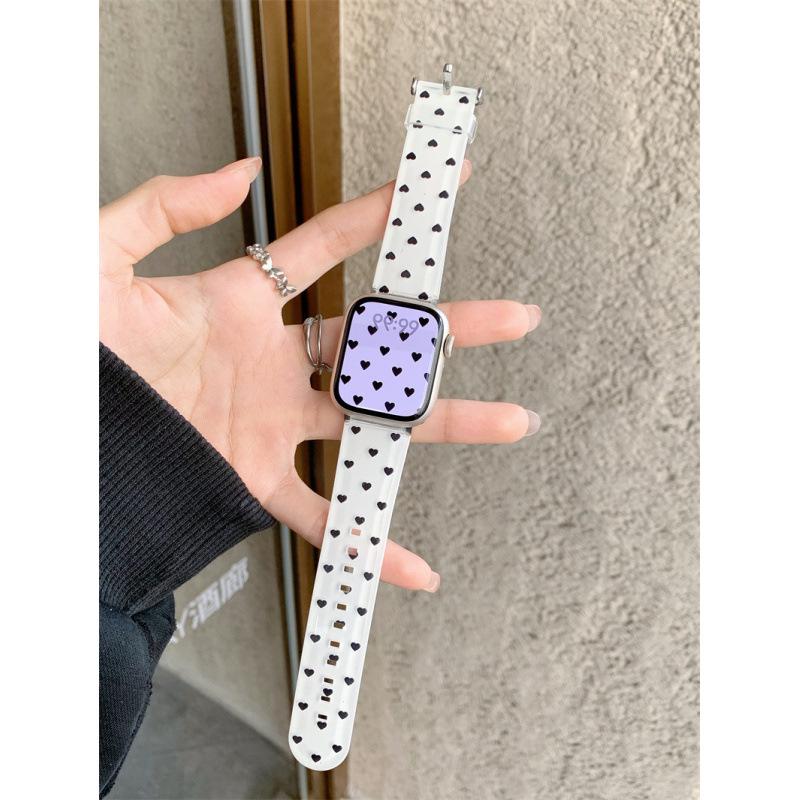

Compatible TPU Star Heart Strap for Apple Watch Series 11/10, Model 98765e (Female). 38/40/41mm