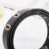 Thin Women Waistband Round Buckle Waist Belt Fashion PU Leather Belt  Student