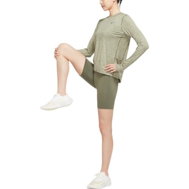 Nike Running T Shirt Women's Olive Green CU3278-222