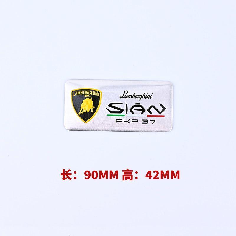 Metalowe Naklejki Samochodów Sportowych 3D Stereoskopowa Modyfikowana Aluminiowa Naklejka Na Lamborghini Urus Huracan Aventador Premium Akcesorium