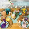12 Stück Vlies Osterhase Besteckhalter Cartoon Hase Bestecktaschen Schreibtischdekoration Einfarbige Ostergabeltasche
