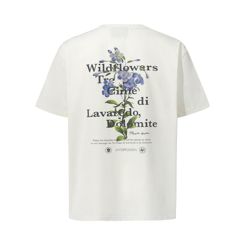 HYDROGEN Uni Dolomite Flower Big Graphic Short Sleeve T-Shirt
