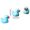 50 Stück Bunte Mini-Harz-Enten Mini-Figuren für Landschaft Mini-Enten Mikro-Feen Gartenlandschaft Puppenhaus Dekorationen