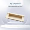 Embedded Plastic Pull Handle: Clip-in Hidden Snap Fastener for Cabinet Doors XAD41/42.