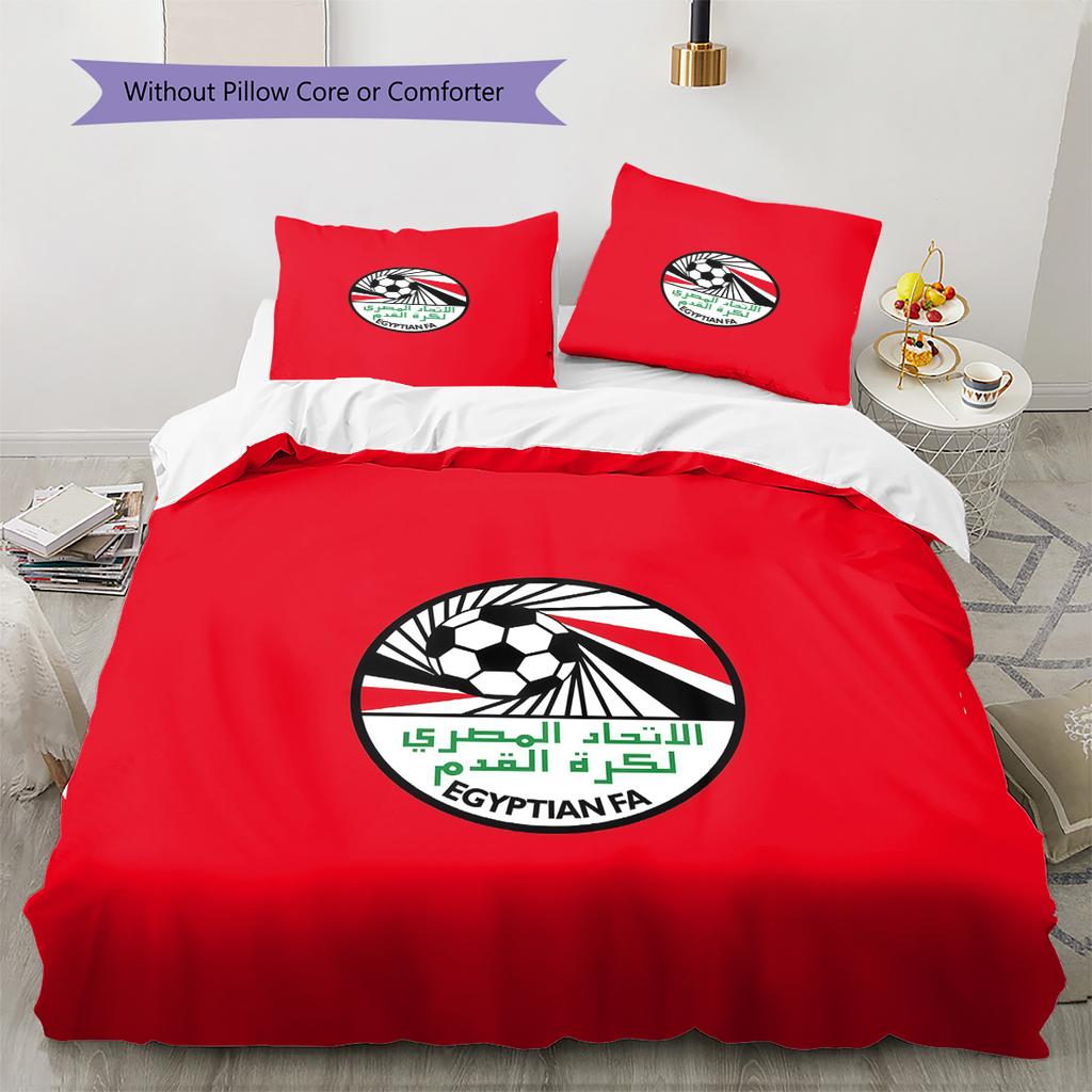 EFA Logo Pattern Bedding Quilt Set  Home Decoration  Gift (1 * duvet cover + 2 * pillowcase  without core)