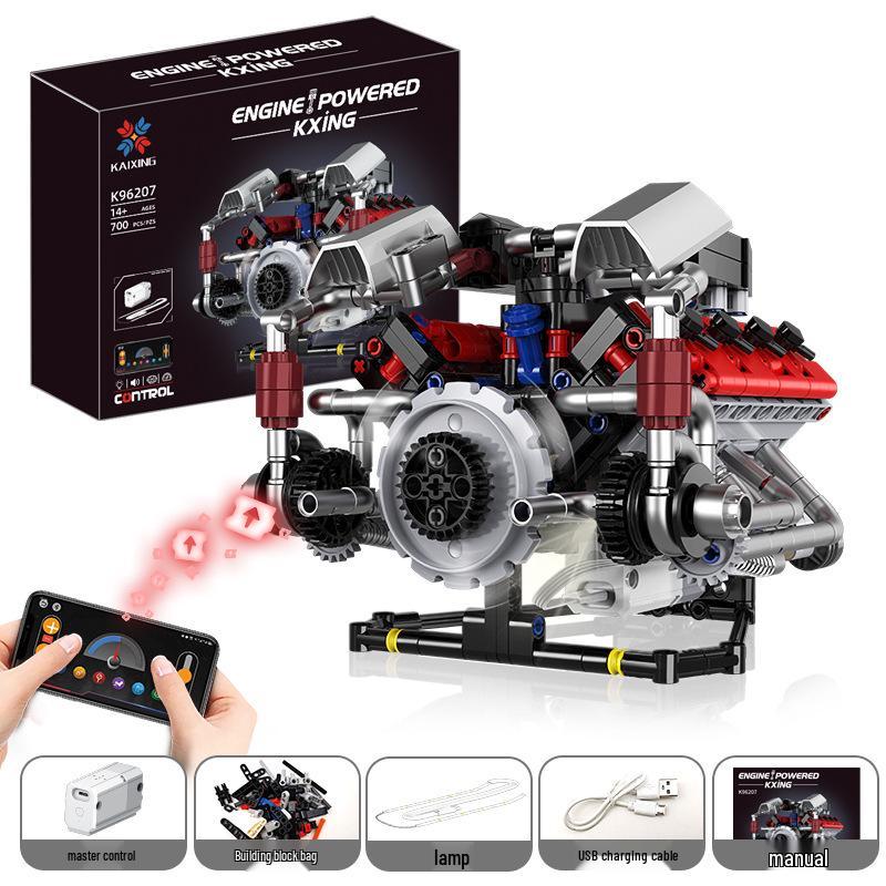 Five-in-One Programmable Wall-E Robot: Assembly Building Blocks, Electric Science Education, Remote Control, Compatible with Lego