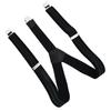 Mens Suspenders Strong Fixability   Beautiful Practical Fashionable Metal Clip Wide Suspenders for Formal Party