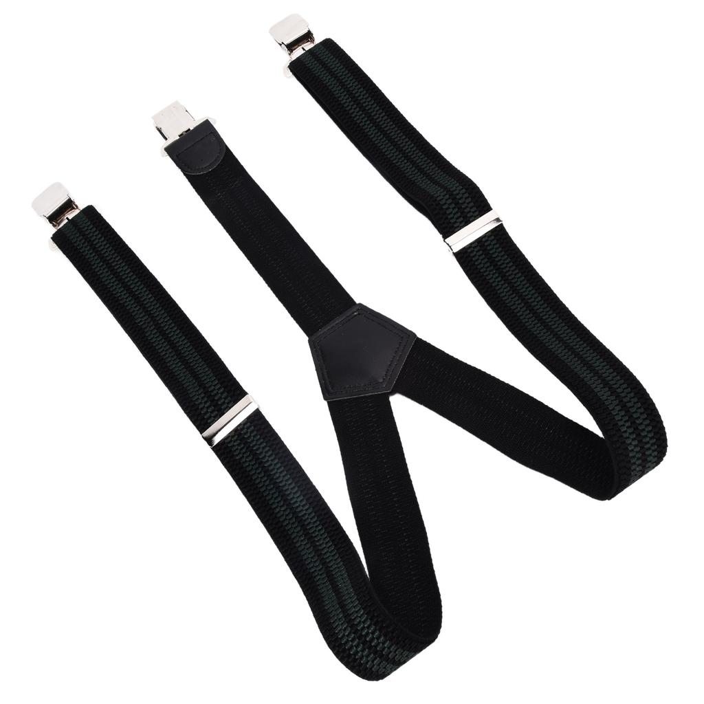 Mens Suspenders Strong Fixability Beautiful Practical Fashionable Metal Clip Wide Suspenders for Formal Party