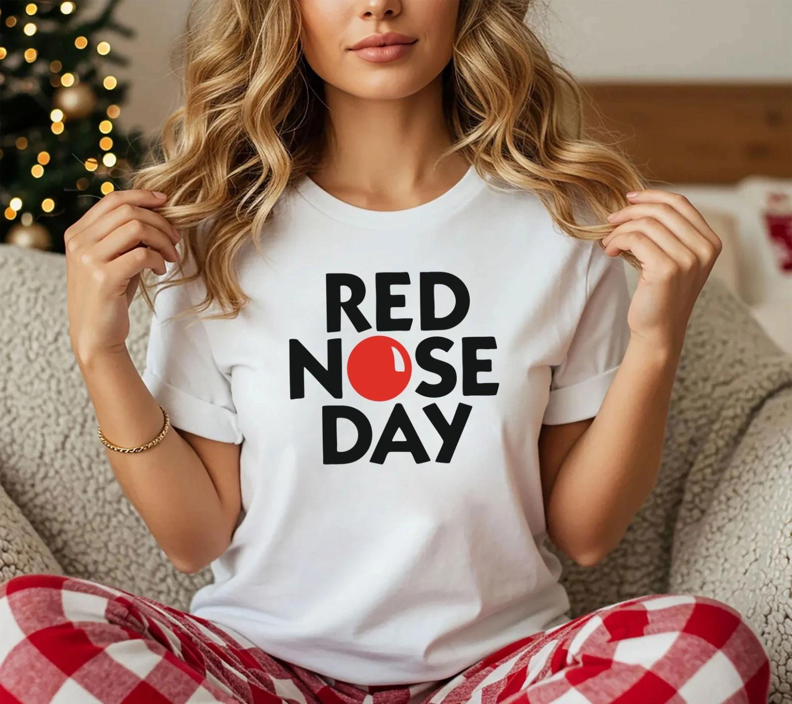 Red nose day 2026 T-shirt, Kids comic Relief Funny Shirt , Red Nose Day 5 L
