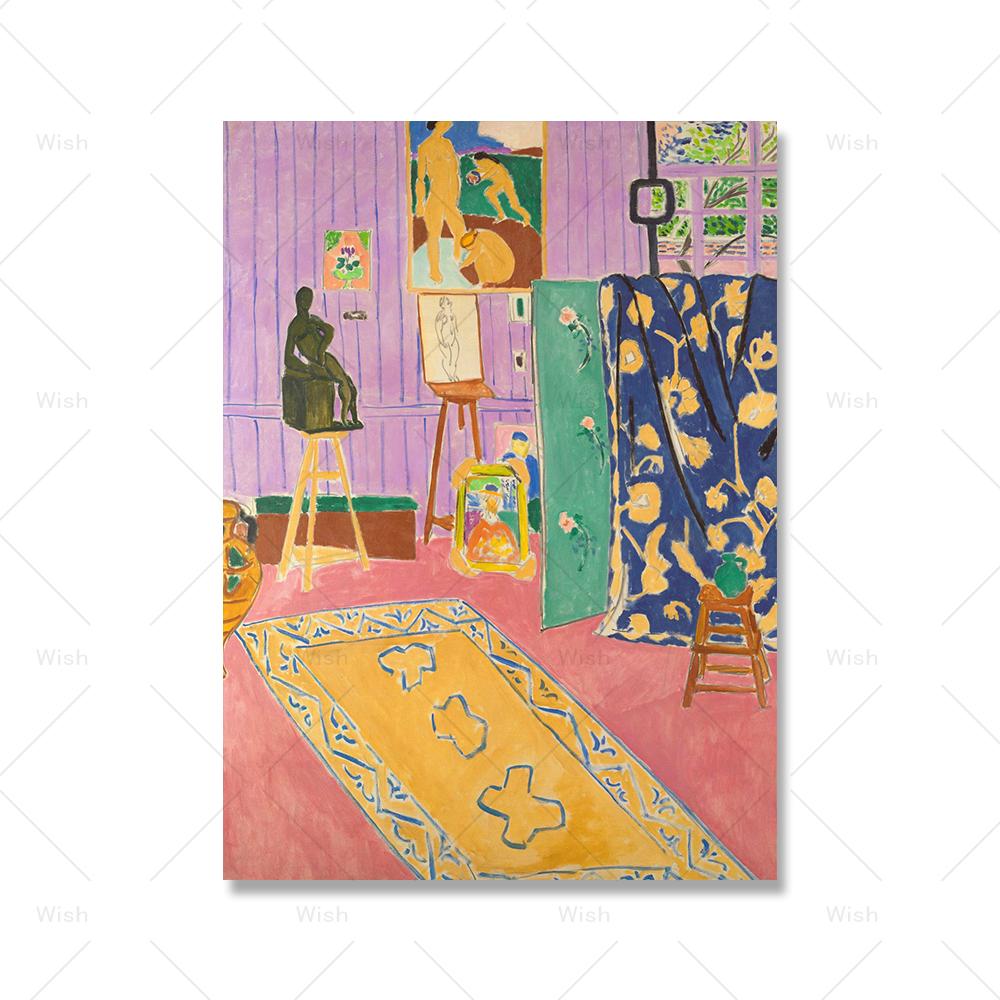 

Винтажные Ретро постеры и принты Анри Матисса, абстрактный пейзаж, настенная живопись на холсте, картины для гостиной, домашний декор 21x30cm No Framed