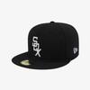 New Era Cooperstown Chicago White Sox Soft Buckram Fitted Cap Black 15206385