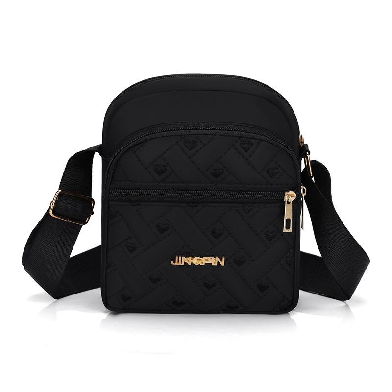 Women Crossbody Small Square Bag Female Girls Canvas Bag Student  Shoulder Messenger Bag Woman Multi Pocket Small Satchel