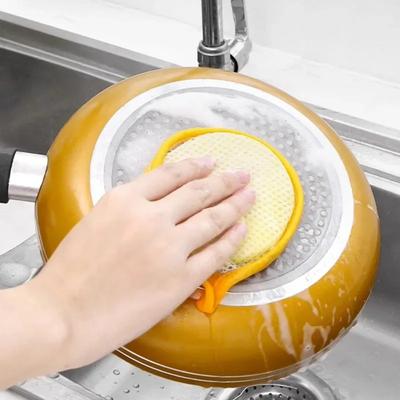 Dishwashing Sponge Reusable Washable Sponge Double-sided Magic Sponge for Washing Dishes A Great Helper for Kitchen Cleaning Too