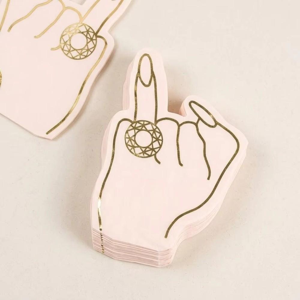 20pcs Disposable Bachelorette Party Napkins Eco-friendly Cocktail Napkins  Engagement Party