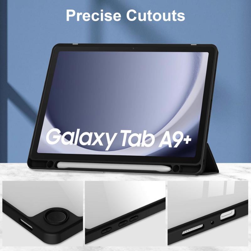Mit Stifthalter Hülle für Samsung Galaxy Tab A11+A9+Plus 11 A8 10.5 8.7 Tablet Hülle Tab S11 S9 Ultra 14.6 S8+12.4 S7 FE Hüllen