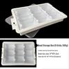 Glass Seed Bead Organizer: 64-Compartment Transparent DIY Jewelry Storage Box
