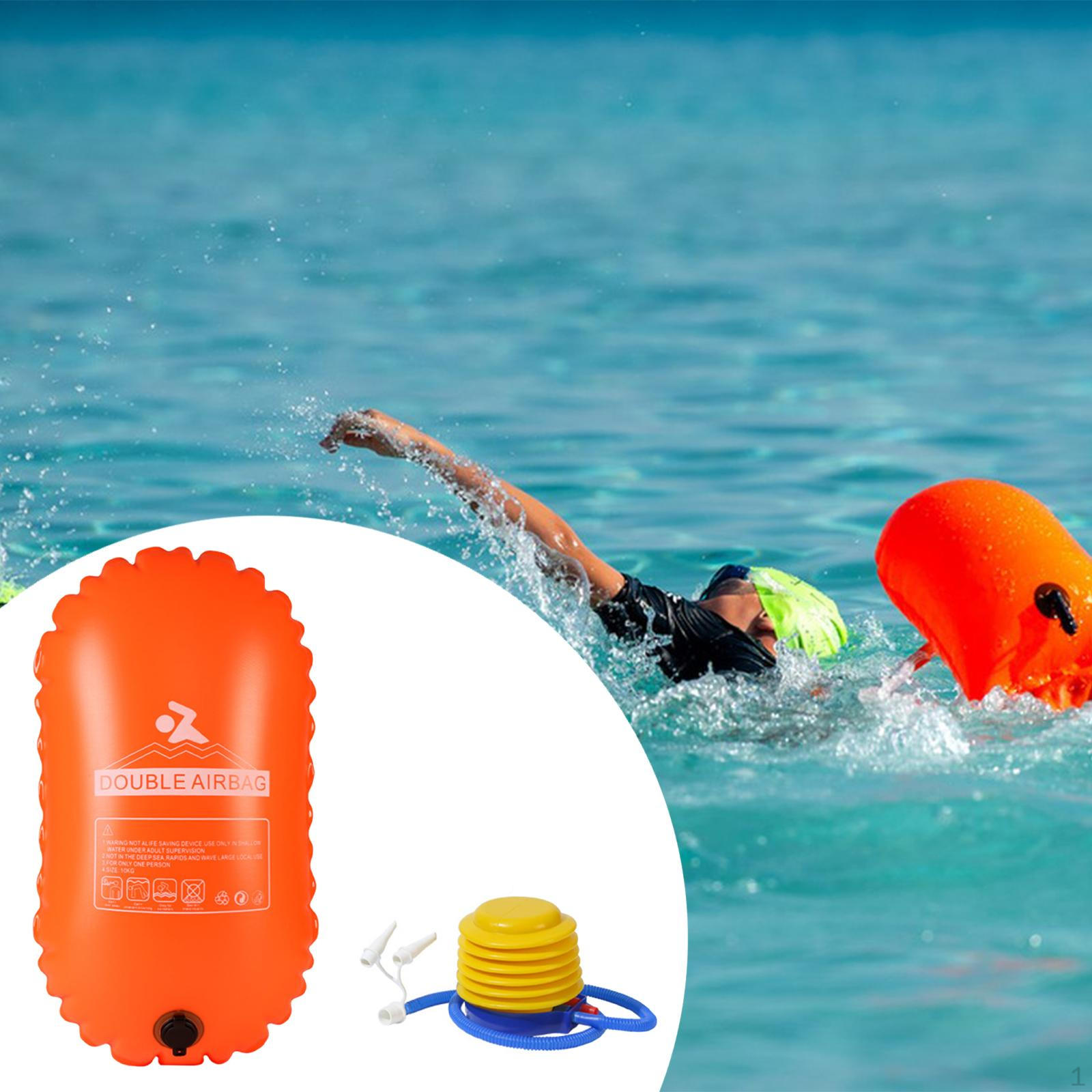 

Dry Bag Sturdy for Open Water Double Airbag PVC Camping Fishing Rafting Orange Style A