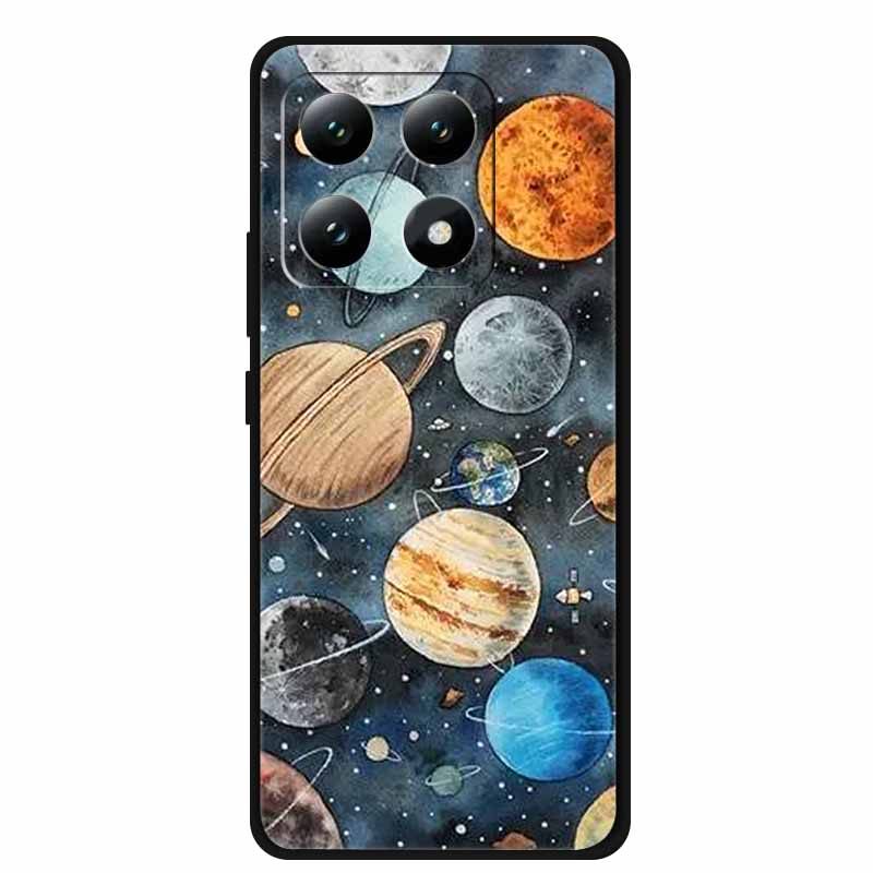 For Xiaomi 14T Pro 5G Case Cartoon Silicone TPU Soft Cases for Xiaomi 14T 5G Protector Covers Mi 14T 6.67'' Bumper Shells Capa14