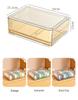 Stackable Multi-Layer Underwear and Medicine Organizer Box - Transparent, Multi-Purpose Storage.