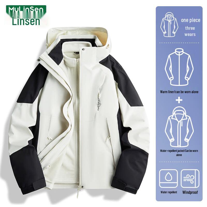 MULINSEN Women's 3-in-1 Winter Outdoor Jacket