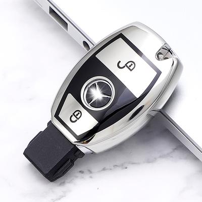 TPU obudowa kluczyka do samochodu pokrywa dla Mercedes Benz ABCE GL S GLA GLK CLS klasa AMG W204 W205 W212 W463 W176 obudowa pilota bez kluczyka